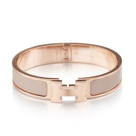 hermes armband rosegold|Hermes h bracelets.